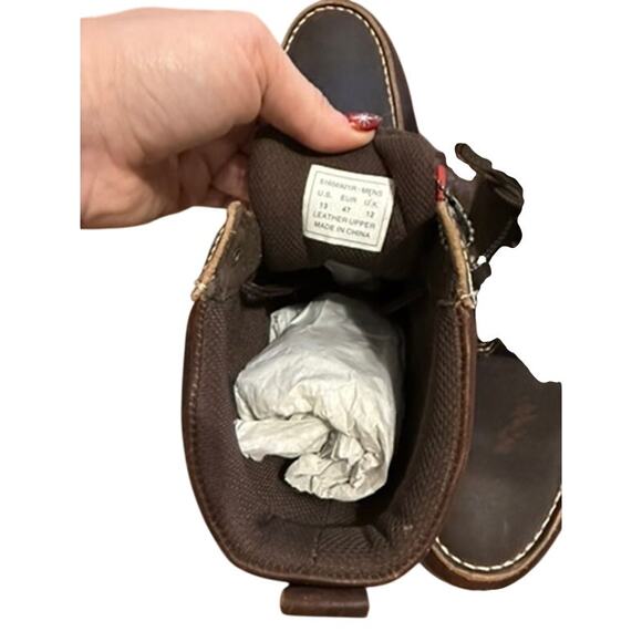 Levi Men's Leather Lace-Up Boots - Size 13 - Picture 7 of 7